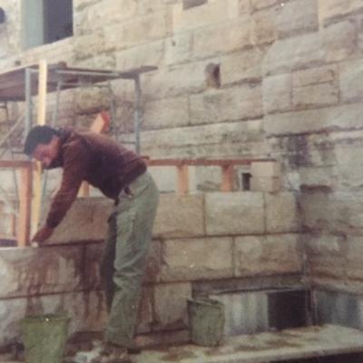 Walls under construction