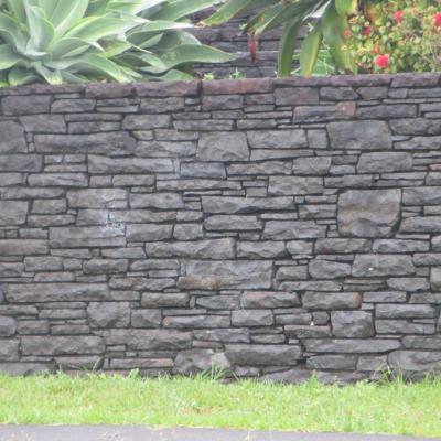 Stone work wall